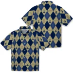 Navy Midshipmen Hawaiian Shirt – Golfing Plaid