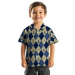 Navy Midshipmen Hawaiian Shirt – Golfing Plaid