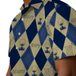 Navy Midshipmen Hawaiian Shirt – Golfing Plaid