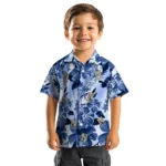Navy Midshipmen Hawaiian Shirt – Hibiscus Arrangement
