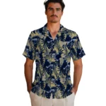 Navy Midshipmen Hawaiian Shirt – Hibiscus Exotic