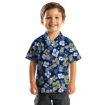 Navy Midshipmen Hawaiian Shirt – Hibiscus Flower Design