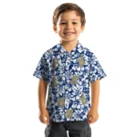 Navy Midshipmen Hawaiian Shirt – Hibiscus Motif