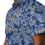 Navy Midshipmen Hawaiian Shirt – Hibiscus Oasis