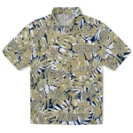 Navy Midshipmen Hawaiian Shirt – Hibiscus Overlay