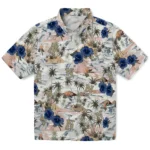 Navy Midshipmen Hawaiian Shirt – Hibiscus Seaside