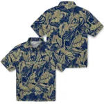 Navy Midshipmen Hawaiian Shirt – Monstera Layer