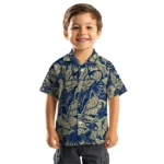 Navy Midshipmen Hawaiian Shirt – Monstera Layer