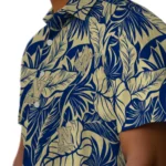 Navy Midshipmen Hawaiian Shirt – Monstera Layer