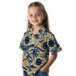 Navy Midshipmen Hawaiian Shirt – Palm Sunset