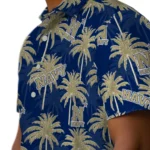 Navy Midshipmen Hawaiian Shirt – Palm Tree Motif