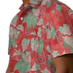 NC State Wolfpack Hawaiian Shirt – Anthurium Overlay