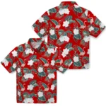 NC State Wolfpack Hawaiian Shirt – Flamingo and Hibiscus