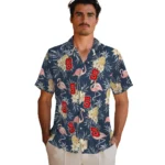 NC State Wolfpack Hawaiian Shirt – Flamingo Hibiscus