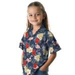 NC State Wolfpack Hawaiian Shirt – Flamingo Hibiscus