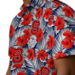 NC State Wolfpack Hawaiian Shirt – Hibiscus Fiesta