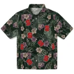 NC State Wolfpack Hawaiian Shirt – Hibiscus Leaves Pattern