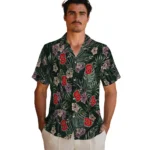 NC State Wolfpack Hawaiian Shirt – Hibiscus Leaves Pattern