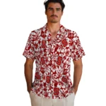 NC State Wolfpack Hawaiian Shirt – Hibiscus Motif