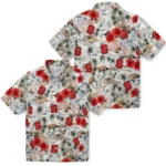 NC State Wolfpack Hawaiian Shirt – Hibiscus Seaside
