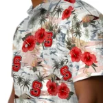 NC State Wolfpack Hawaiian Shirt – Hibiscus Seaside