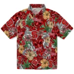 NC State Wolfpack Hawaiian Shirt – Hibiscus Tiki Jungle