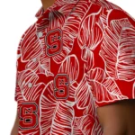 NC State Wolfpack Hawaiian Shirt – Leaf Outline
