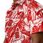 NC State Wolfpack Hawaiian Shirt – Monstera Layer