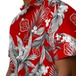 NC State Wolfpack Hawaiian Shirt – Palm Leaves