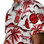 NC State Wolfpack Hawaiian Shirt – Palm Sunset