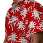 NC State Wolfpack Hawaiian Shirt – Palm Tree Motif