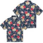 Nebraska Cornhuskers Hawaiian Shirt – Flamingo Hibiscus
