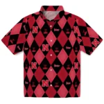 Nebraska Cornhuskers Hawaiian Shirt – Golfing Plaid