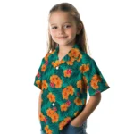 Nebraska Cornhuskers Hawaiian Shirt – Hibiscus and Palm Leaves