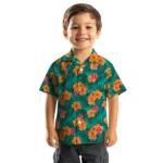 Nebraska Cornhuskers Hawaiian Shirt – Hibiscus and Palm Leaves