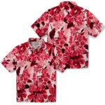 Nebraska Cornhuskers Hawaiian Shirt – Hibiscus Arrangement
