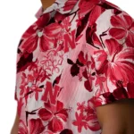 Nebraska Cornhuskers Hawaiian Shirt – Hibiscus Arrangement