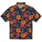 Nebraska Cornhuskers Hawaiian Shirt – Hibiscus Foliage