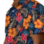Nebraska Cornhuskers Hawaiian Shirt – Hibiscus Foliage
