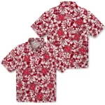 Nebraska Cornhuskers Hawaiian Shirt – Hibiscus Motif