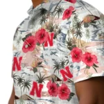 Nebraska Cornhuskers Hawaiian Shirt – Hibiscus Seaside