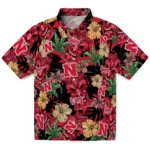 Nebraska Cornhuskers Hawaiian Shirt – Hibiscus Tiki Jungle