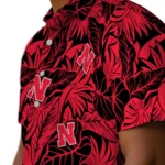Nebraska Cornhuskers Hawaiian Shirt – Monstera Layer