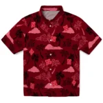 Nebraska Cornhuskers Hawaiian Shirt – Palm And Clouds