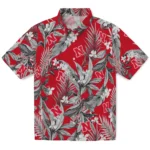 Nebraska Cornhuskers Hawaiian Shirt – Palm Leaves