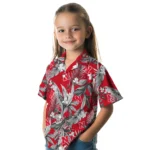 Nebraska Cornhuskers Hawaiian Shirt – Palm Leaves