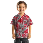 Nebraska Cornhuskers Hawaiian Shirt – Palm Leaves