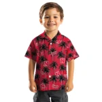 Nebraska Cornhuskers Hawaiian Shirt – Palm Tree Motif