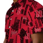 Nebraska Cornhuskers Hawaiian Shirt – Turtle Lines