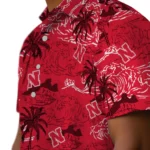Nebraska Cornhuskers Hawaiian Shirt – Wave Palm